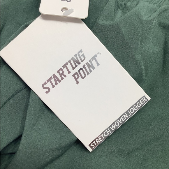 Starting Point Stretch Woven Jogger, Dark Sage, XL, NWT - Picture 10 of 15